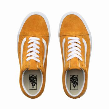 Damske Tenisky Vans Pig Suede Old Skool Mango/Biele VA07CHPVN